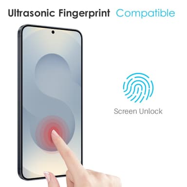 NORTHJO til Samsung Galaxy S25 Edge TPU-cover + Hærdet Glasfilm + Kameralinsebeskytter