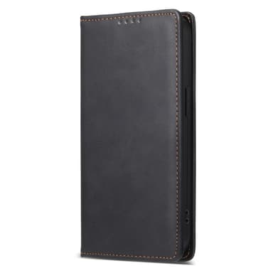 Til iPhone 16e cover magnetisk lukning fliptelefoncover - Sort