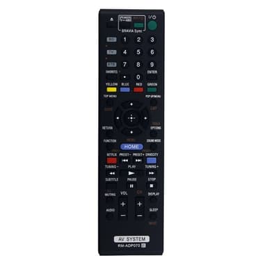 Udskiftning af fjernbetjening til RM-ADP070 til Sony DVD