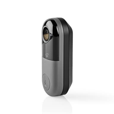Nedis SmartLife Video Dørtelefon | Wi-Fi | Transformer | Full HD 1080p | Cloud Storage (mulighed) / microSD (ikke inkluderet) | IP54 | Med bevægelsessensor | Nattesyn | Grå / Sort
