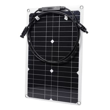Solpanel 20W monokrystallinsk silicium bøjeligt solpanel til RV / bil / yacht
