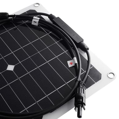 Solpanel 20W monokrystallinsk silicium bøjeligt solpanel til RV / bil / yacht