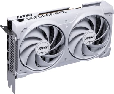 MSI Nvidia GeForce RTX 5060 VENTUS 2X OC 8GB grafikkort (hvid)