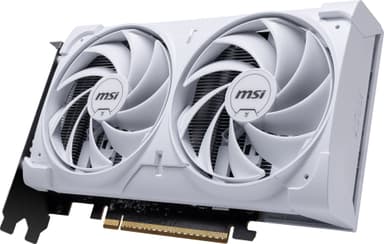 MSI Nvidia GeForce RTX 5060 VENTUS 2X OC 8GB grafikkort (hvid)