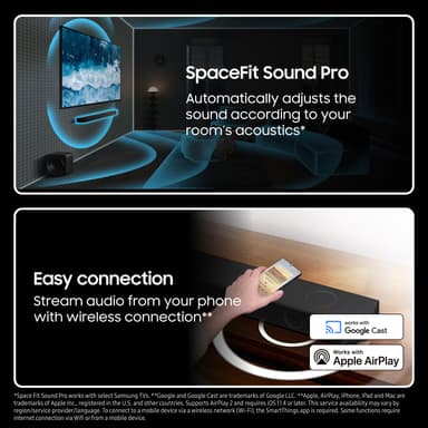 Samsung 5.1.2ch HW- Q810F soundbar (sort)