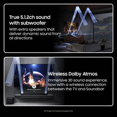 Samsung 5.1.2ch HW- Q810F soundbar (sort)
