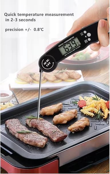 Kødtermometer, Sort