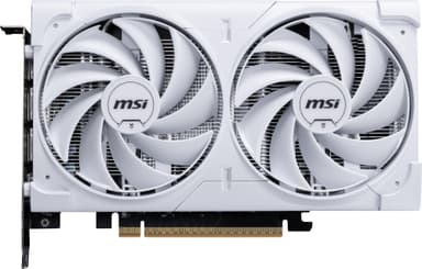 MSI Nvidia GeForce RTX 5060 VENTUS 2X OC 8GB grafikkort (hvid)