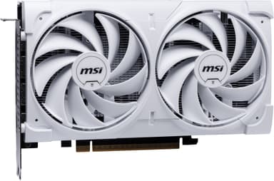 MSI Nvidia GeForce RTX 5060 VENTUS 2X OC 8GB grafikkort (hvid)