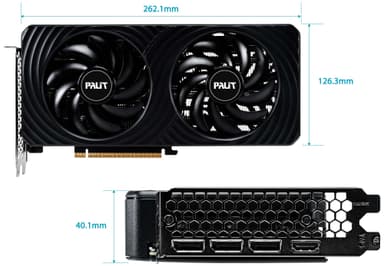 PALIT GeForce RTX 5060 Dual 8GB GDDR7 grafikkort