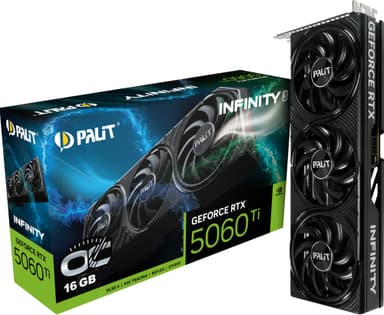 Palit GeForce RTX 5060 Ti Infinity 3 OC 16GB grafikkort