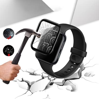 Skærmbeskytter i hærdet glas til Apple Watch 7, 45 mm