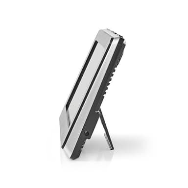 Nedis vejrstation | Indendørs & Udendørs | Inkluderet trådløs vejrsensor | Vejrudsigt | Tidsvisning | LCD Display | Alarmurfunktion