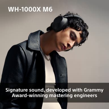 Sony WH-1000XM6 trådløse around-ear høretelefoner (midnight blue)