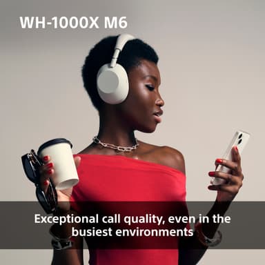 Sony WH-1000XM6 trådløse around-ear høretelefoner (midnight blue)