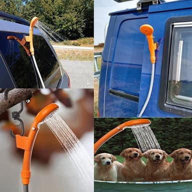 Campingbruser 12V med pumpefunktion