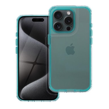 Telefontaske til iPhone 16 Plus Matrix Clear - Mint | Elgiganten