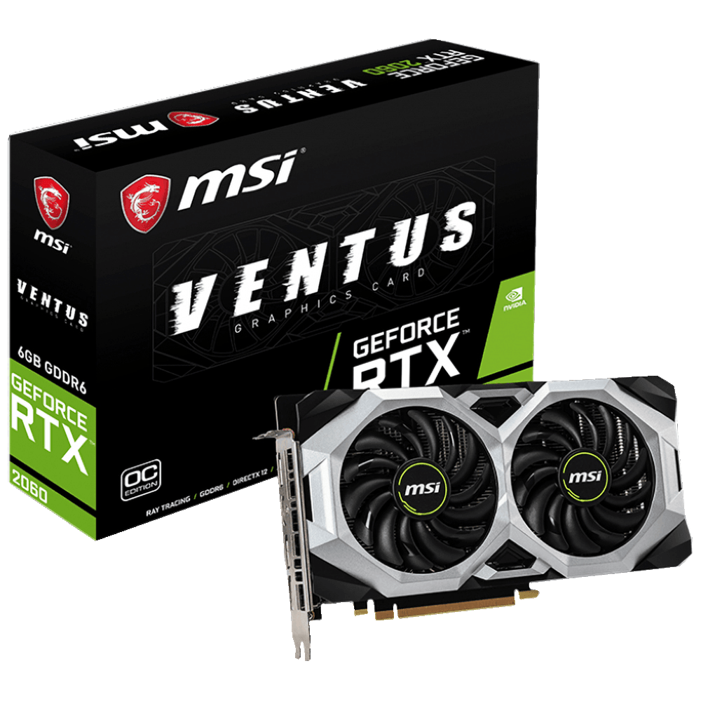 Msi Geforce Rtx 2060 Ventus Xs Oc Grafikkort 6g Grafikkort