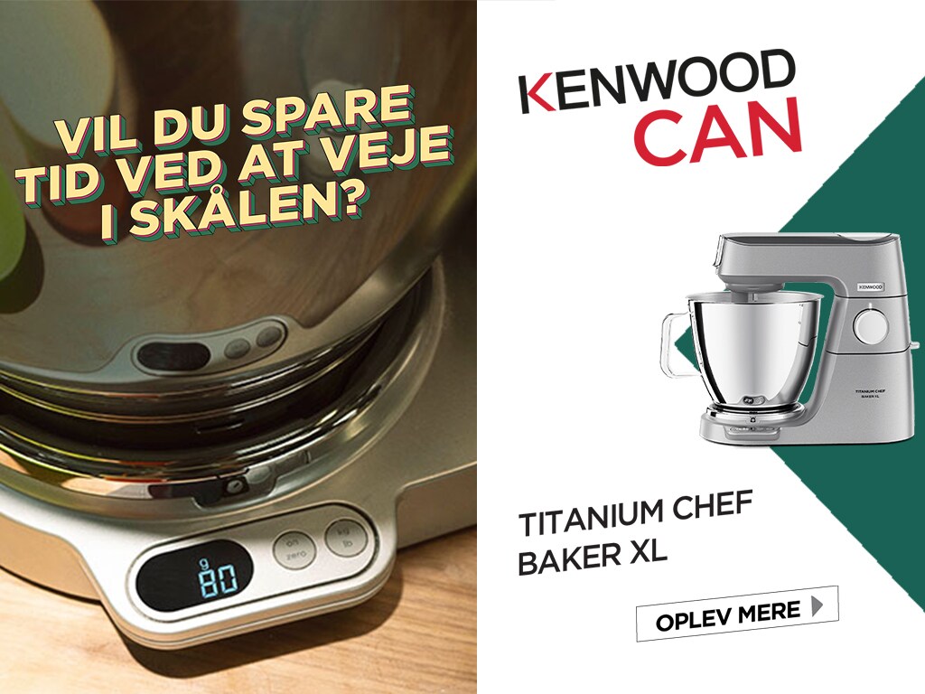 Kenwood Titanium chef baker XL køkkenmaskine
