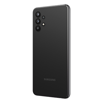 Galaxy A32 5G i sort set bagfra