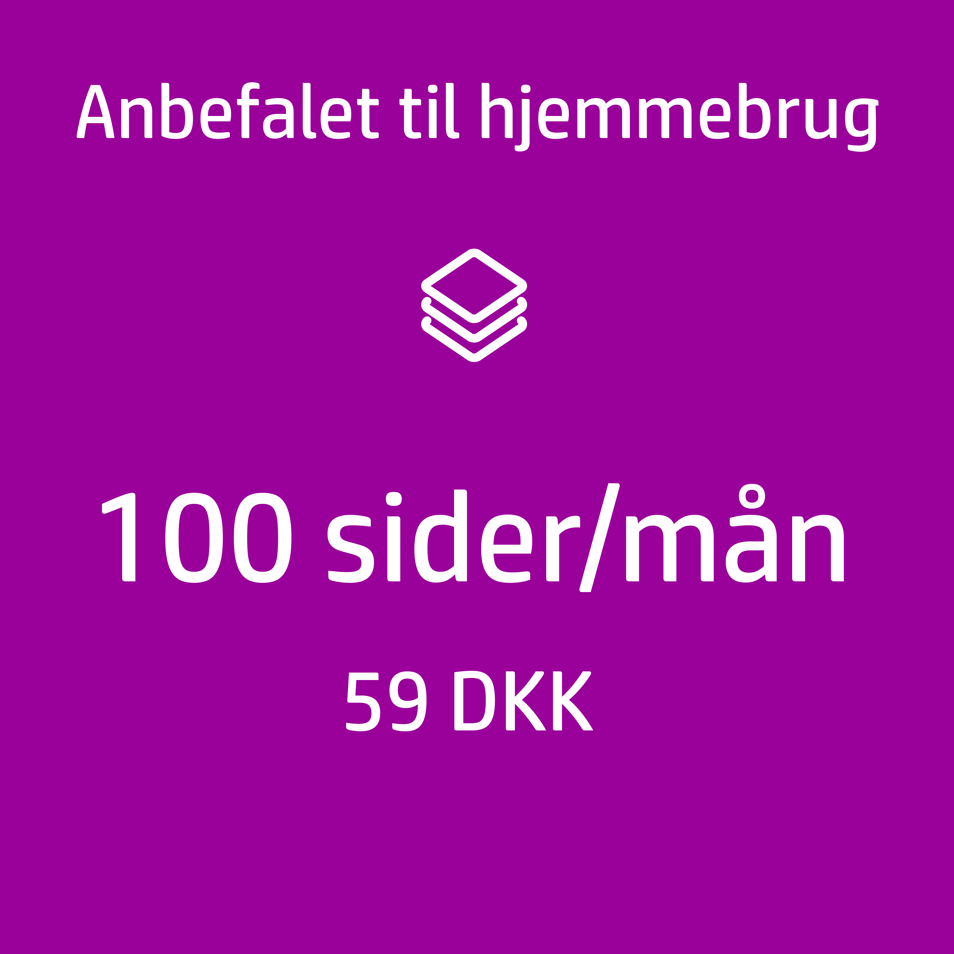 Instant Ink ink subscription 100 pages DK