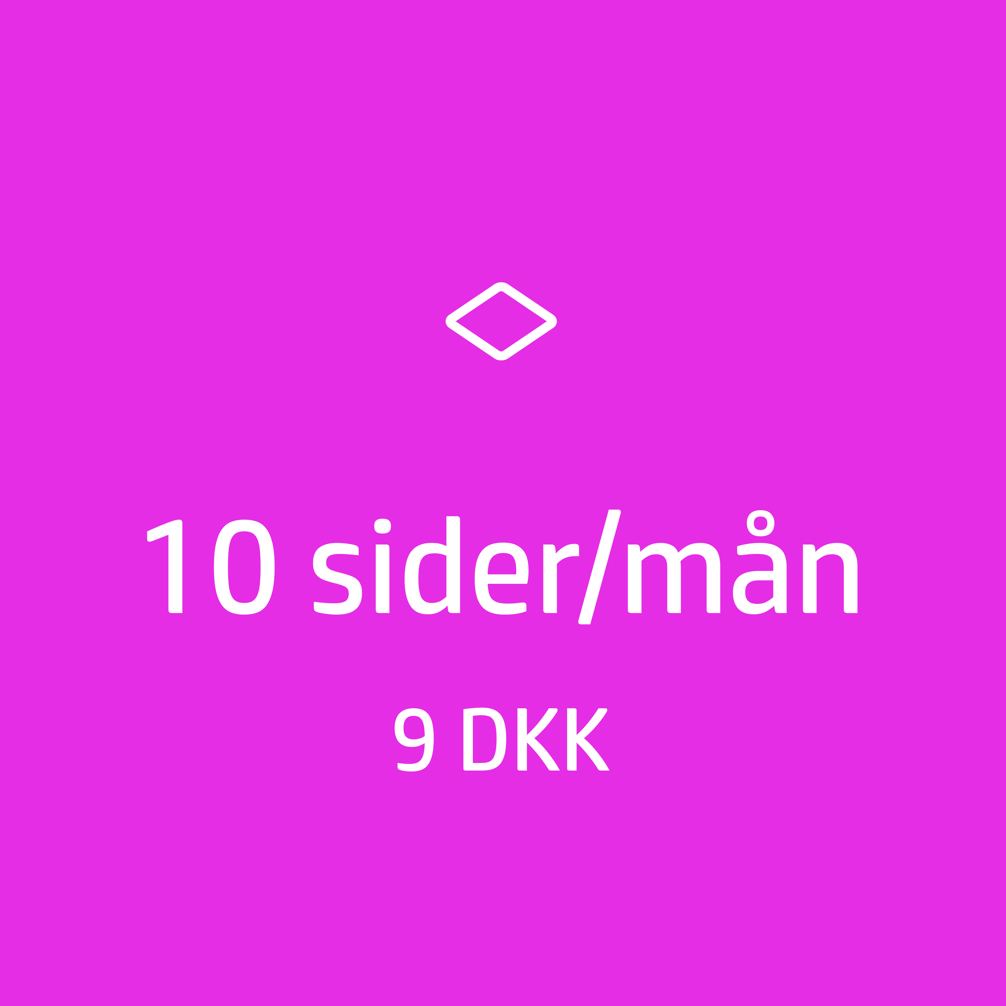 Instant Ink ink subscription 10 pages DK