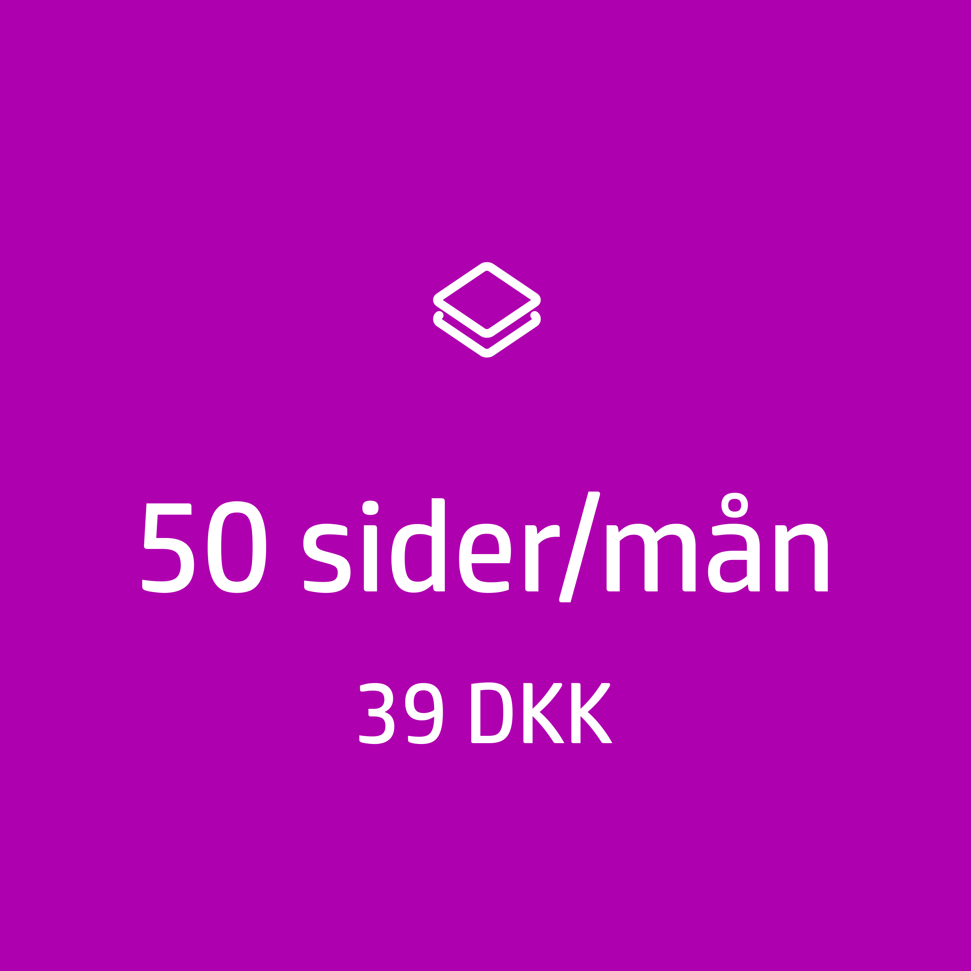 Instant Ink ink subscription 50 pages DK