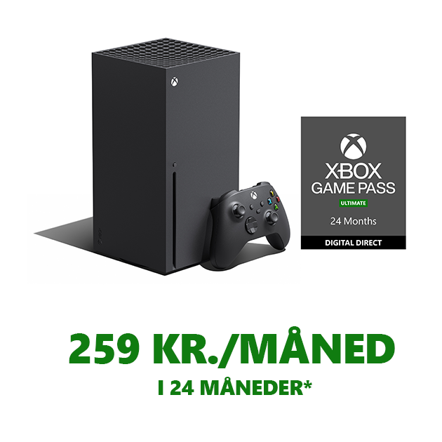 XBOX series X - 259 kr./måneden