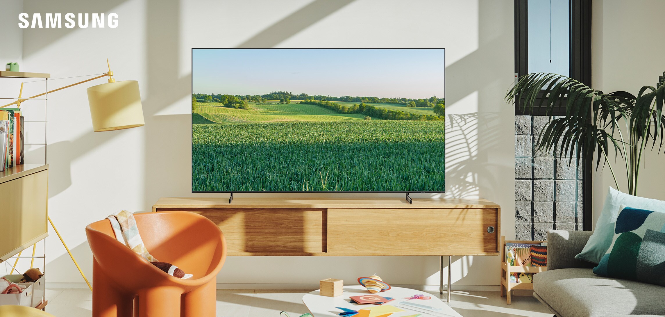 Samsung-TV-QLED TV i stue