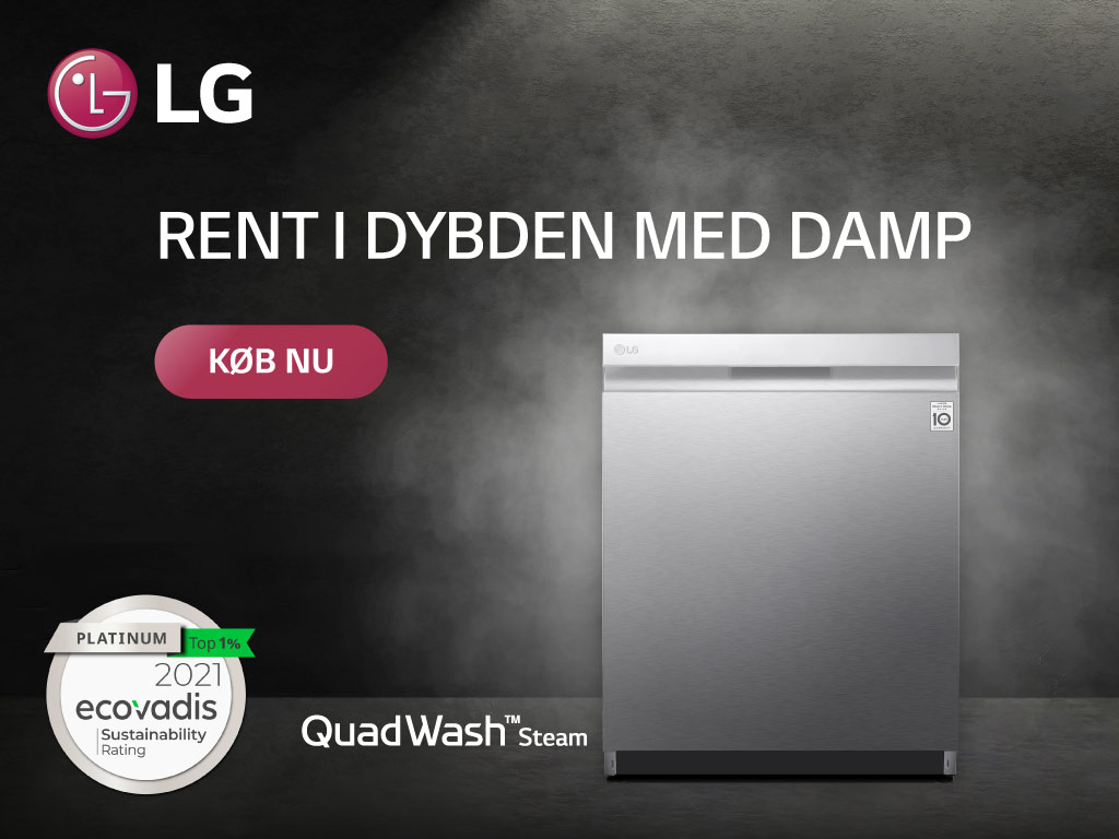 LG QuadWash Steam dishwasher