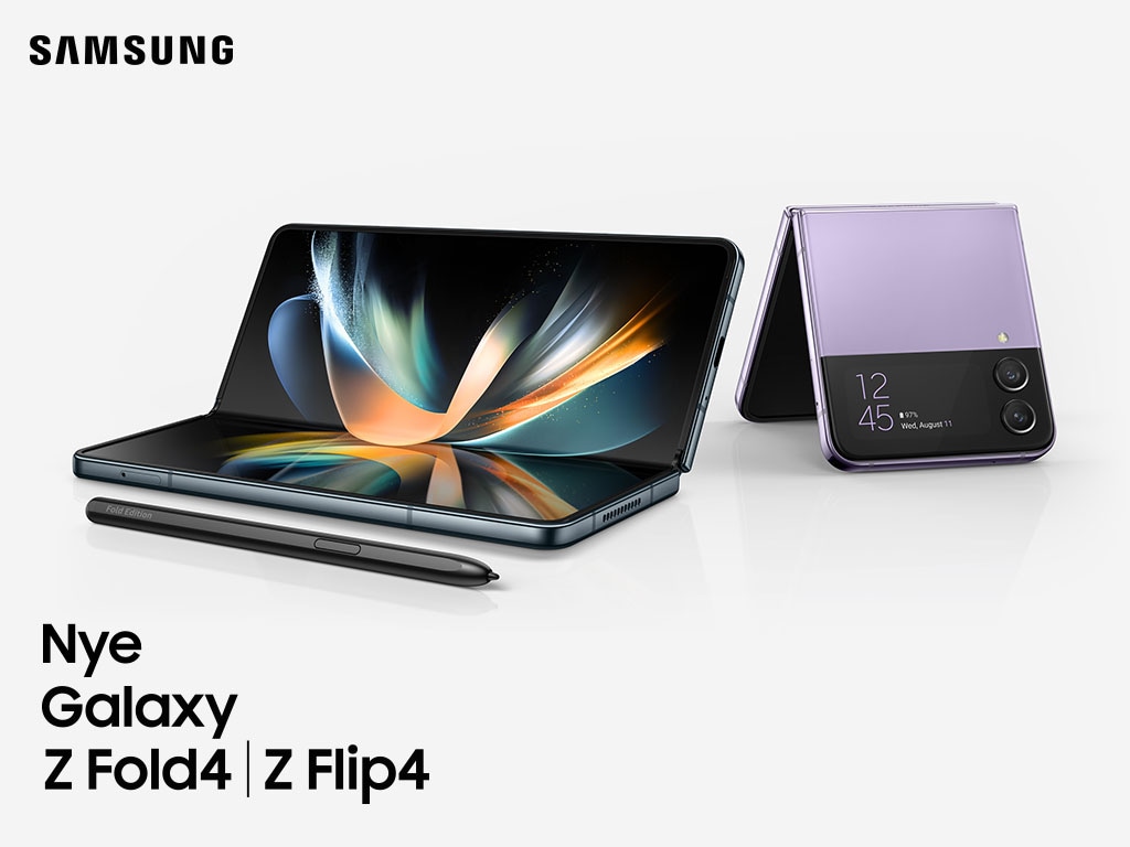 Samsung Galaxy Z Fold4 and Z Flip4