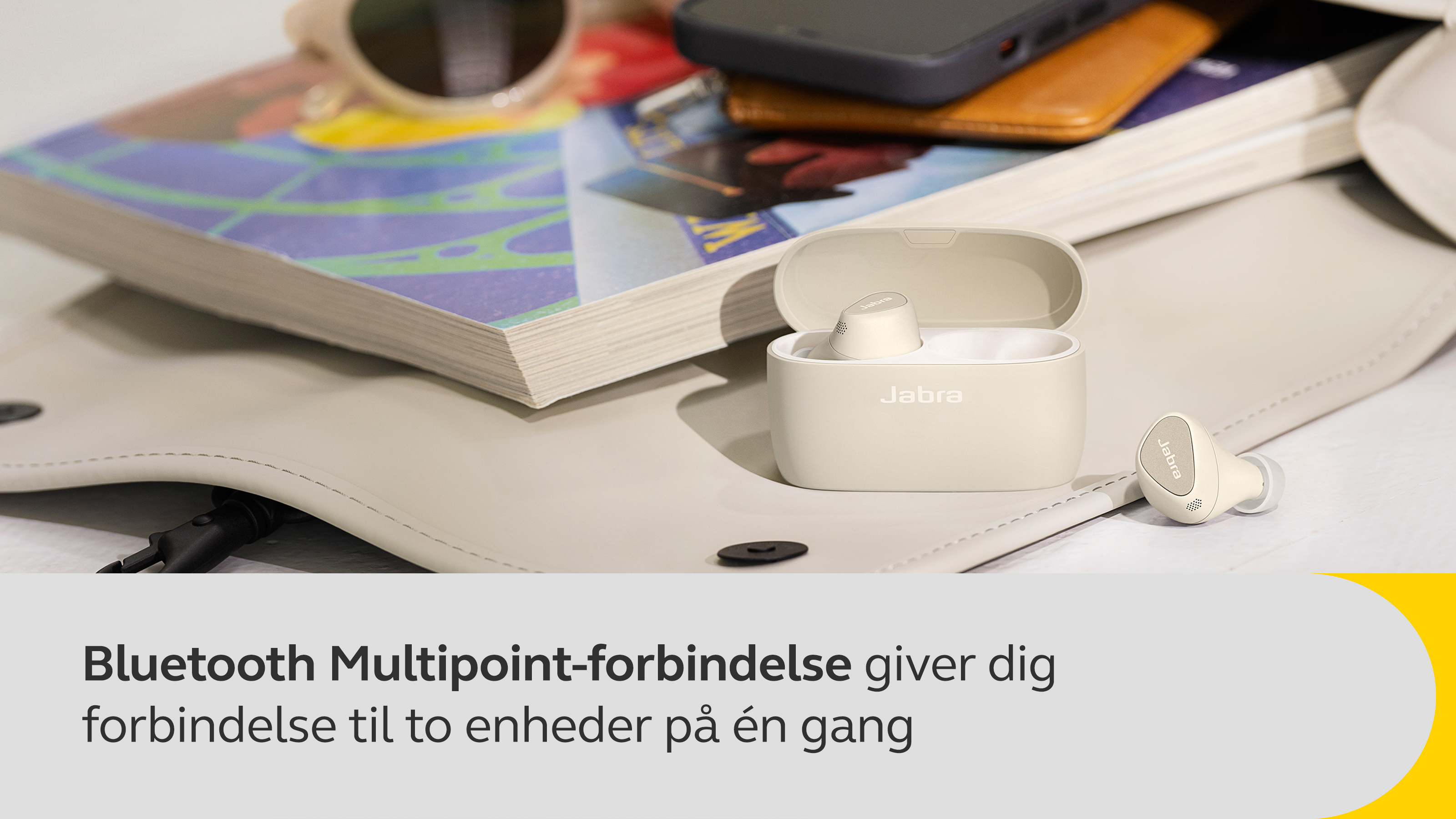 Bluetooth Multipoint-forbindelse giver dig forbindelse til to enheder på en gang