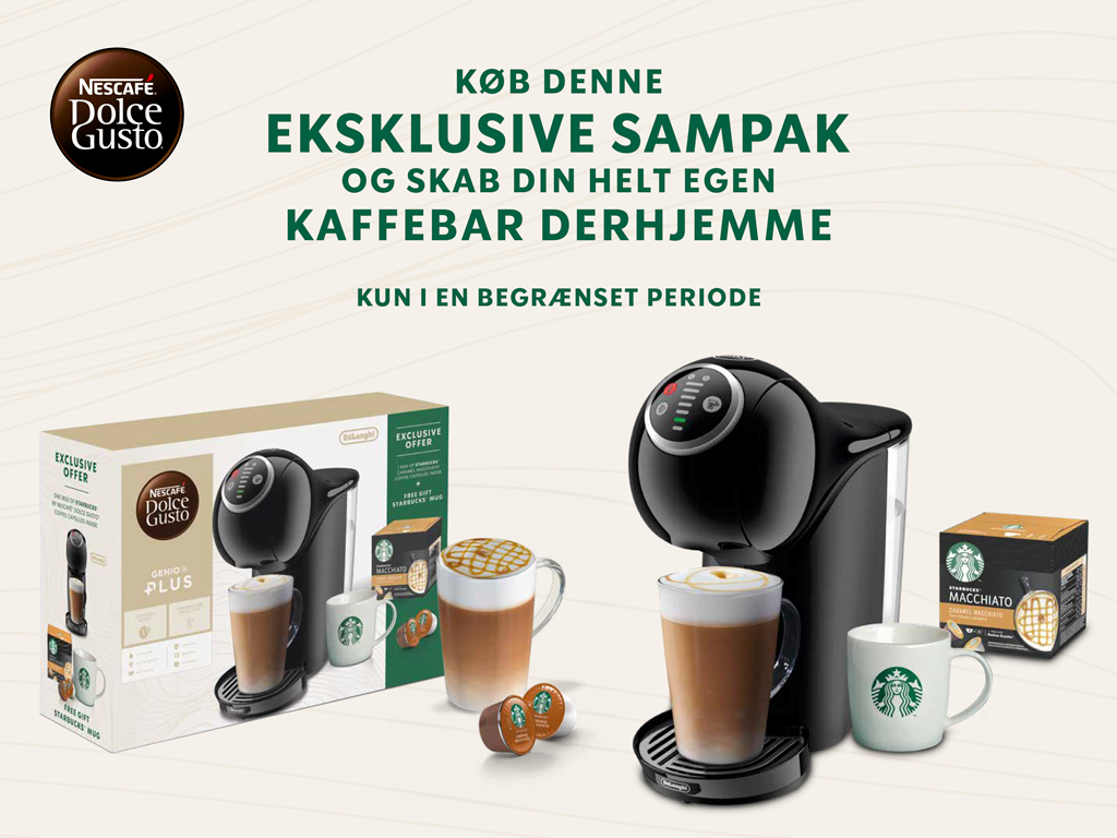 Kapselmaskine Nespresso, Dolce Gusto, Tassimo m.fl | Elgiganten