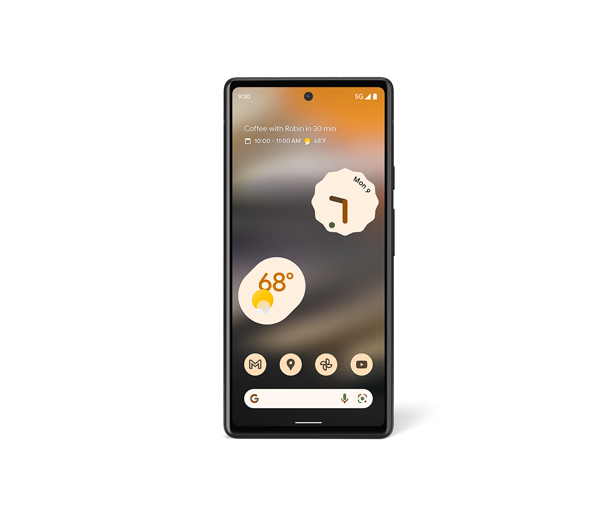 Forsiden af Pixel 6a