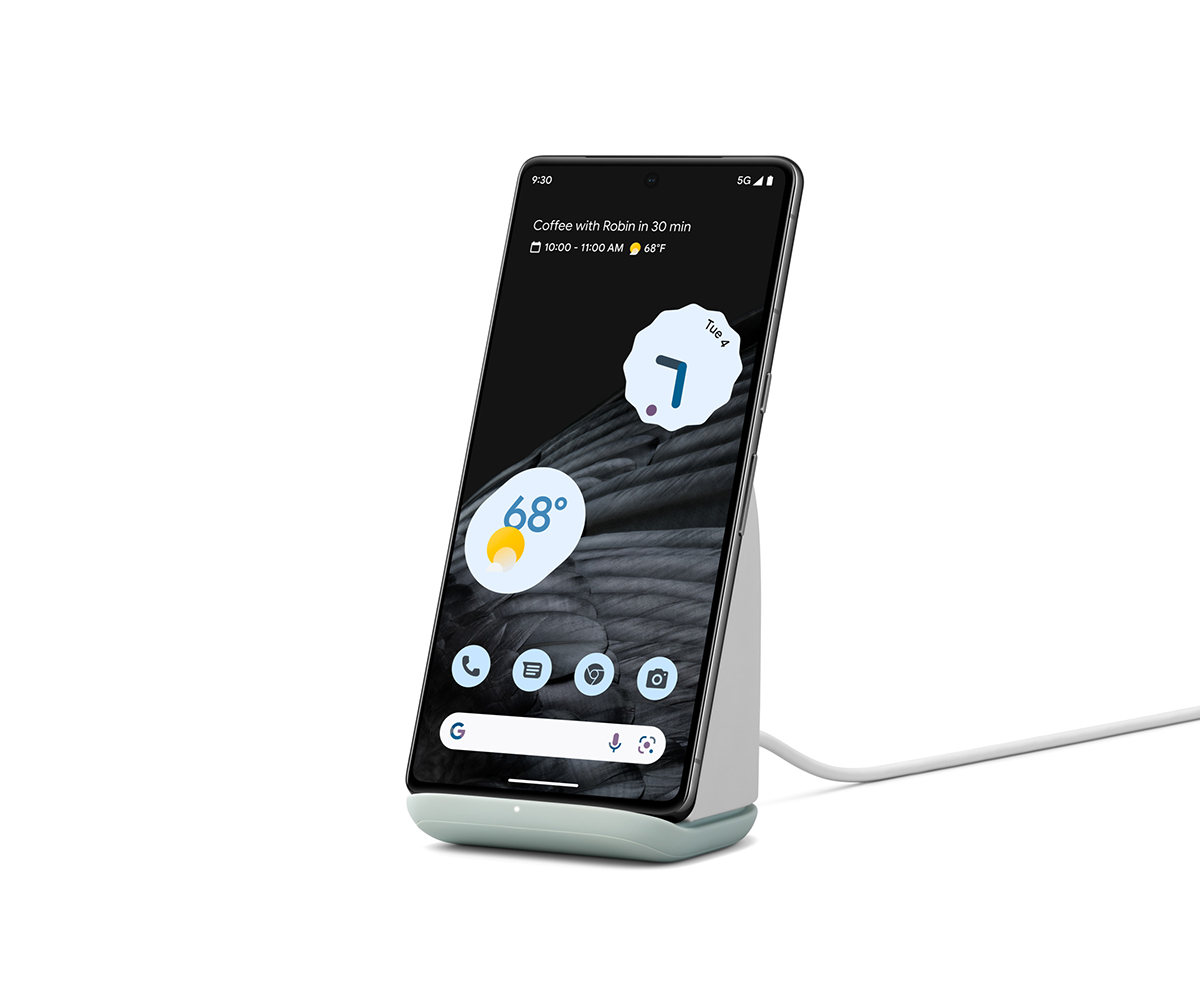 Pixel på en trådløs oplader