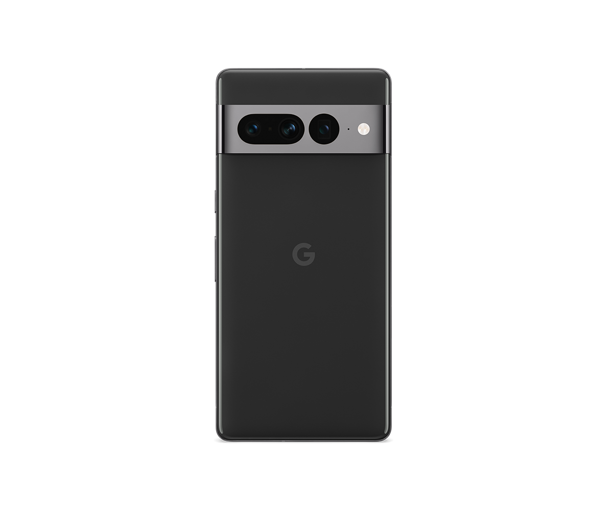 Pixel-telefon set fra bagsiden