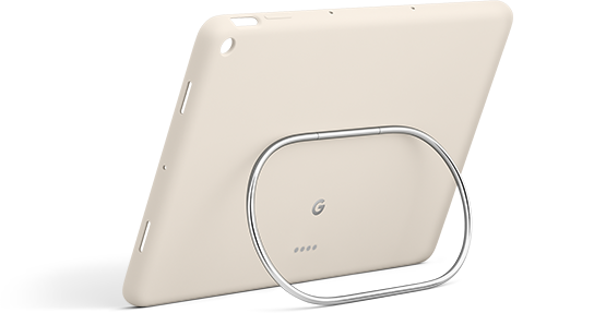 Google - Pixel Tablet - Pixel Tablet med beige cover