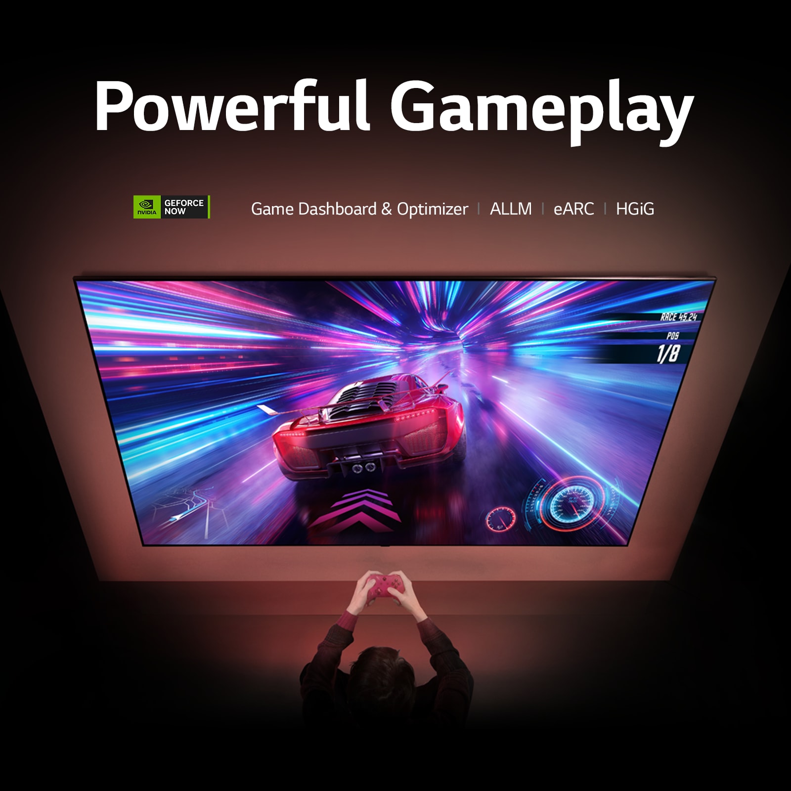 LG - TV - Avanceret Gameplay med Nvidia