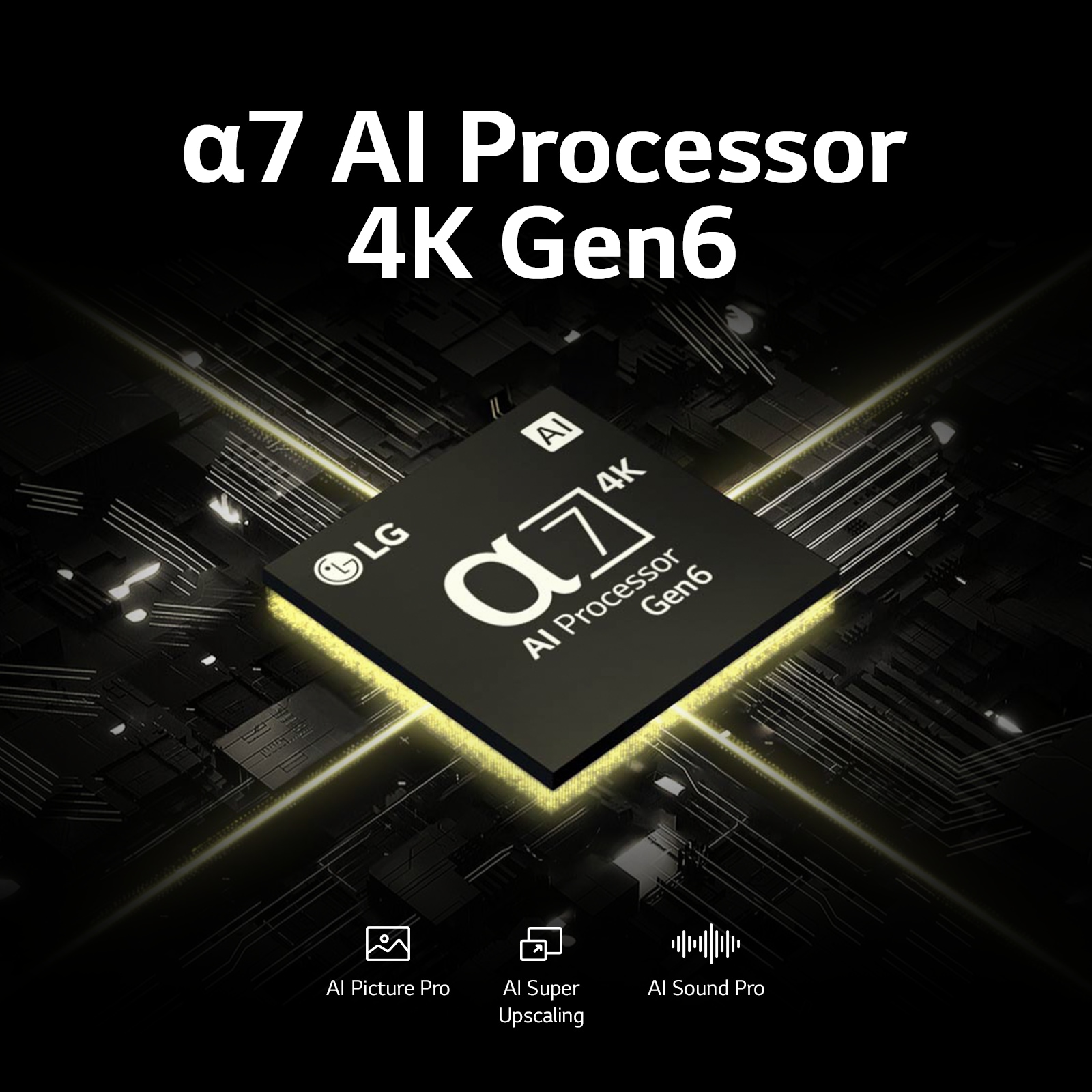 LG - TV - a7 AI processor