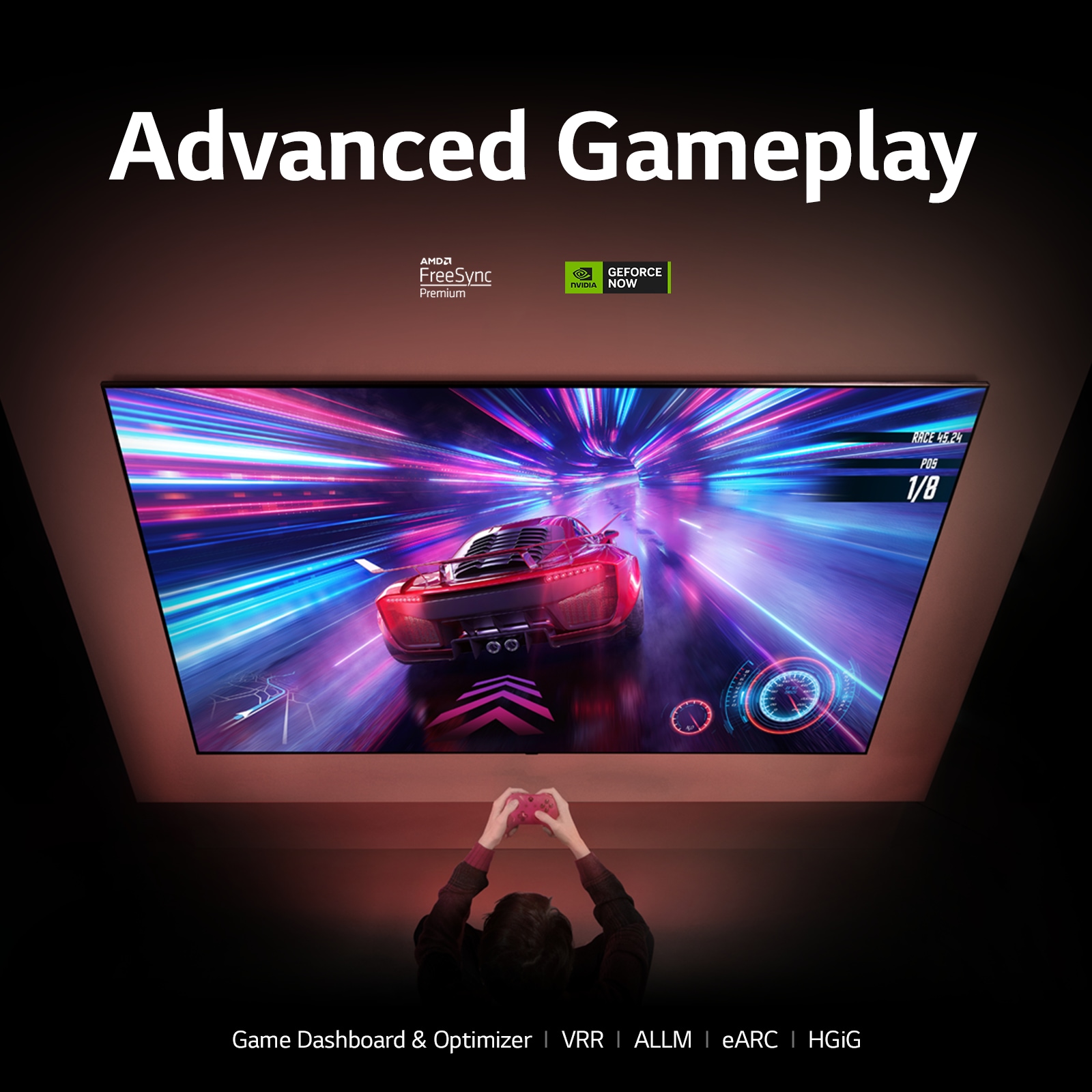 LG - TV - QNED 81 Avanceret Gaming