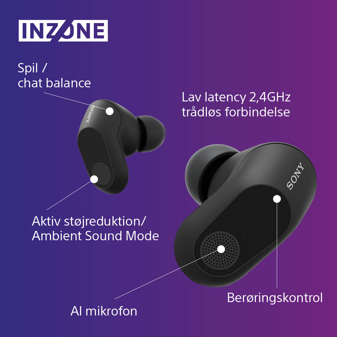 Sony INZONE Buds - specifikationer