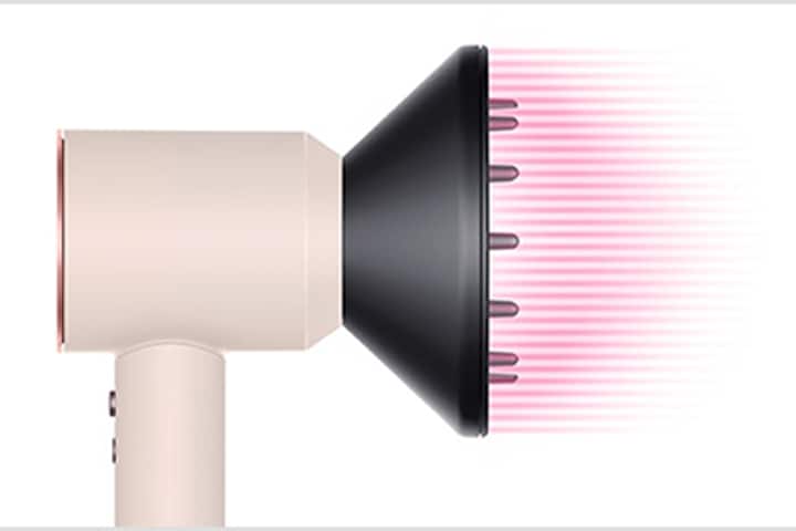 Dyson Supersonic med diffuser