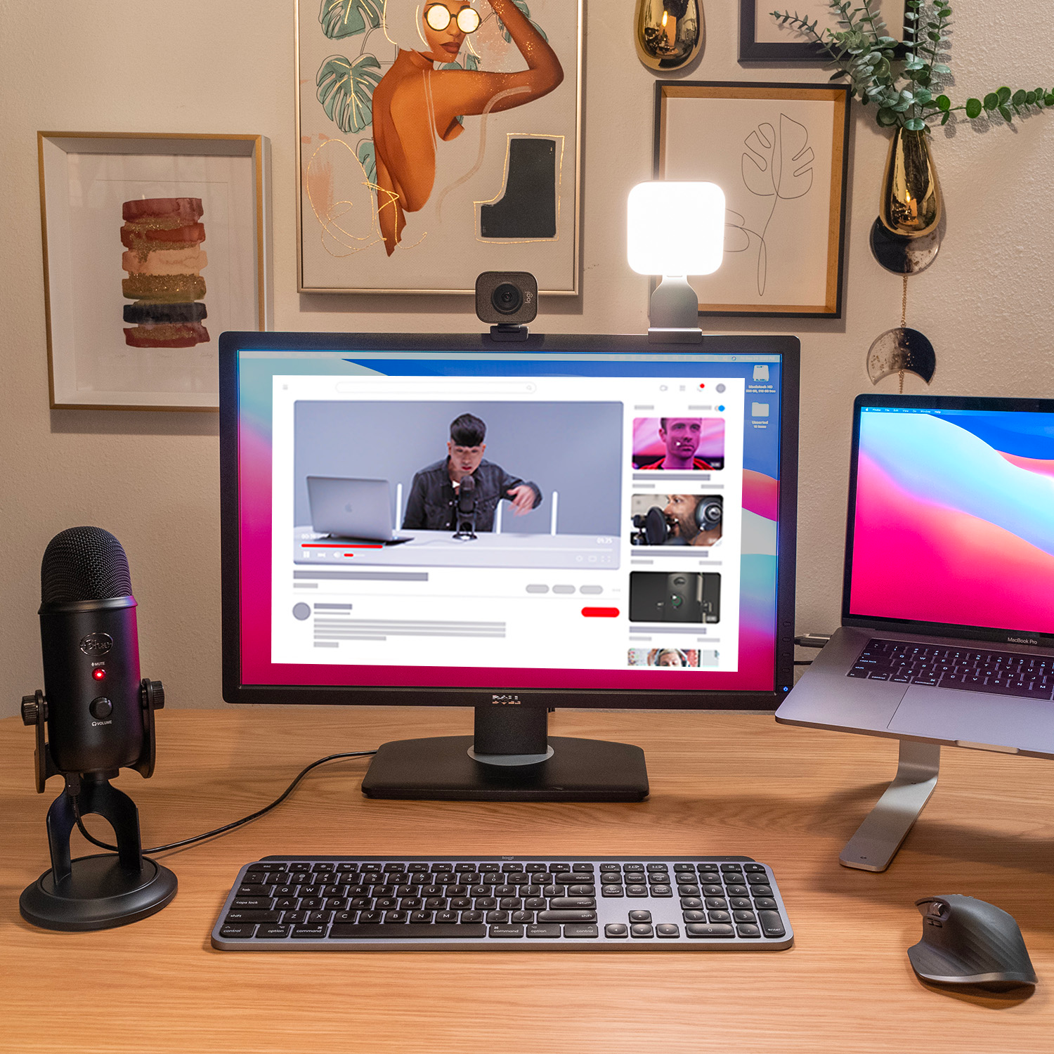 Logitech tilbehør til at skabe indhold og streaming