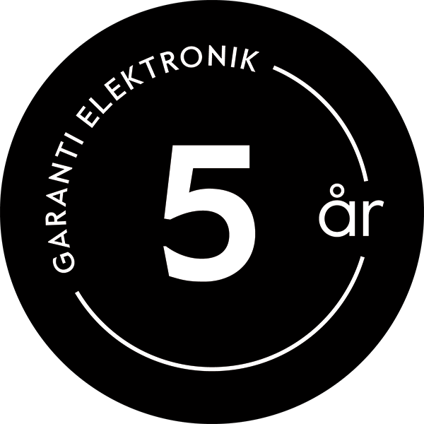 Garanti på elektronik - 5 år