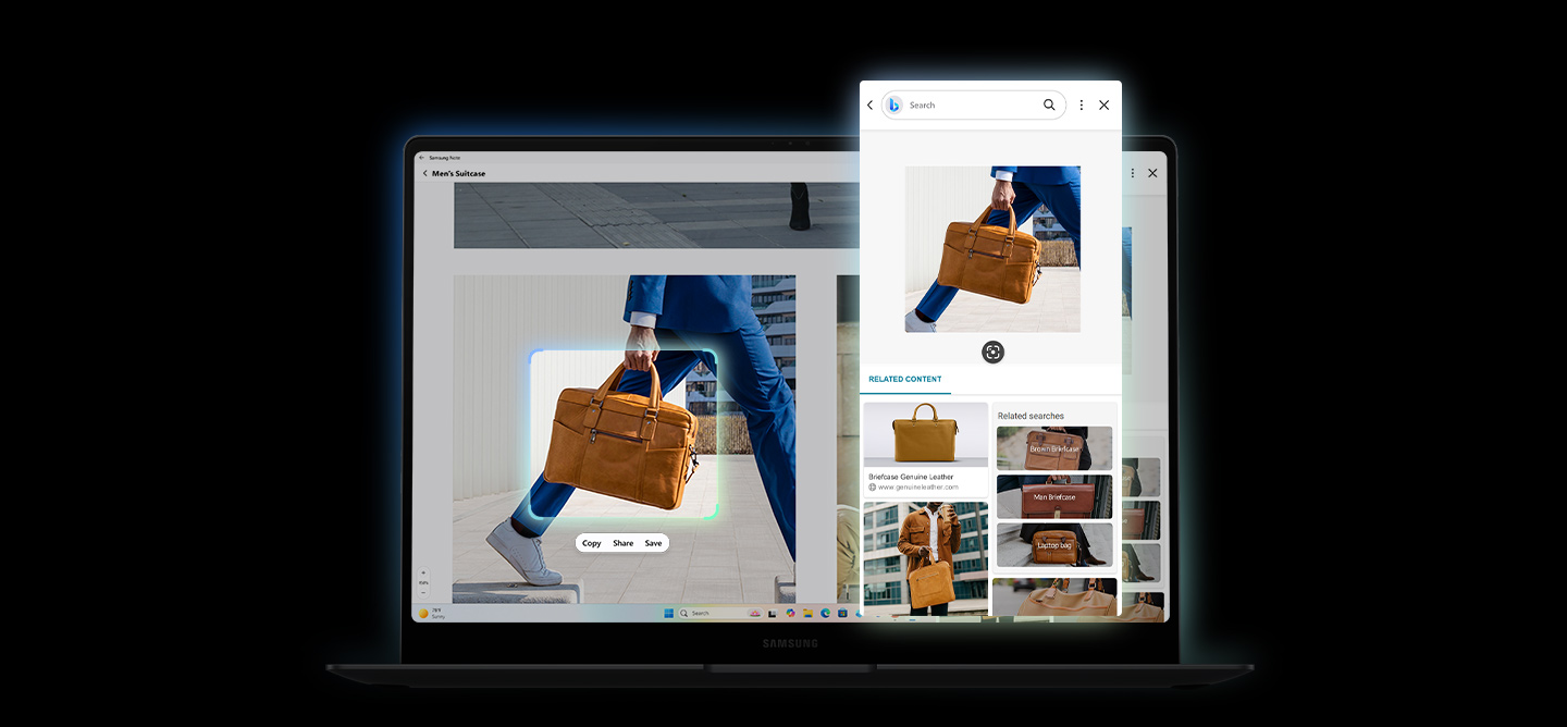 Samsung økosystem på Galaxy Book og Galaxy smartphone