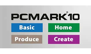 PCmark10-test kategorierne - Basic, Home, Produce, Create