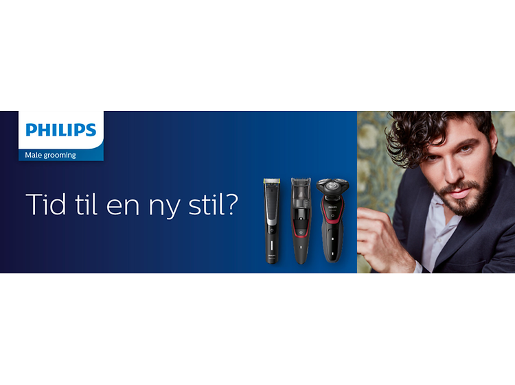 Philips Male Grooming header DK