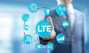Symboler for LTE, wi-fi og andre forbindelser
