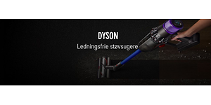 DK Dyson ledningsfrie støvsugere banner