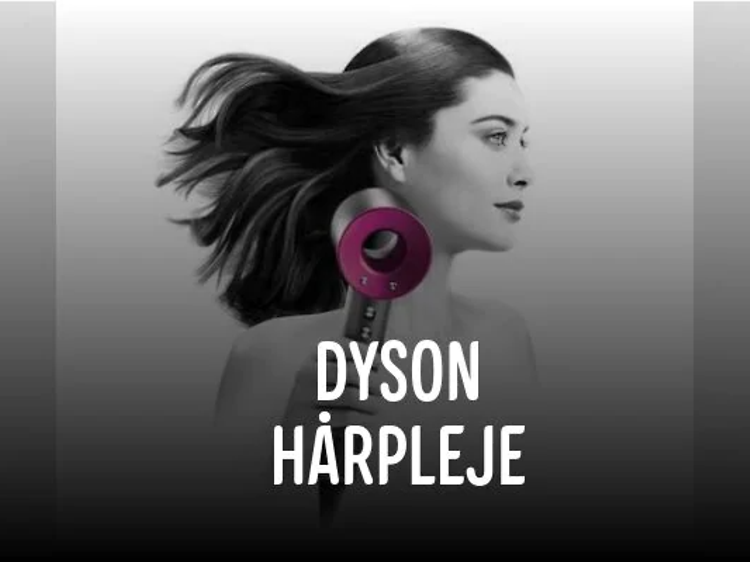 Dyson hair care banner